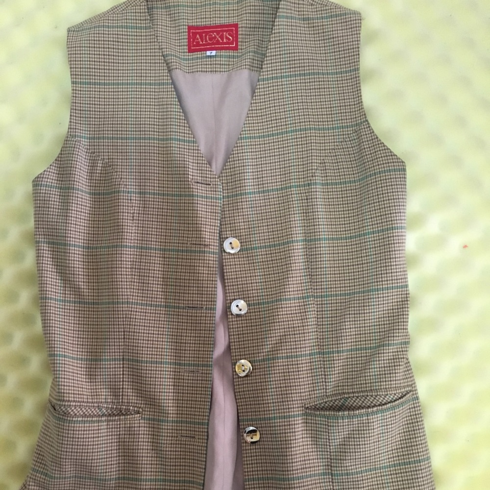 Multi colored vest